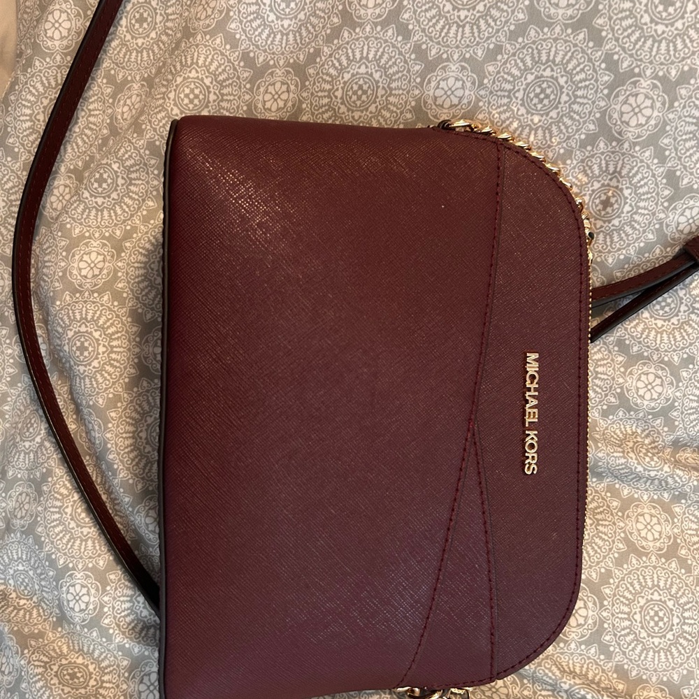 Michael Kors Wine Crossbody Bag